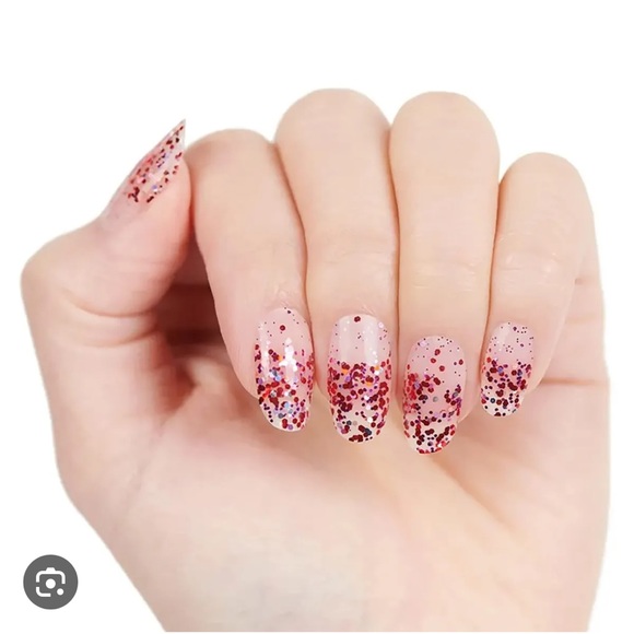 *Retired* Color Street: Love Shack | Valentine’s Day Red Glitter Clear Overlay - Picture 12 of 14